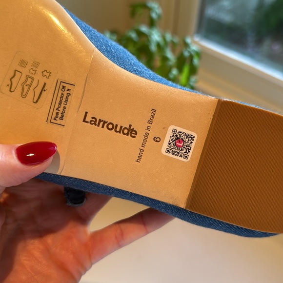 Blair Ballet Flat In Blue Denim 6 - Picture 3 of 7